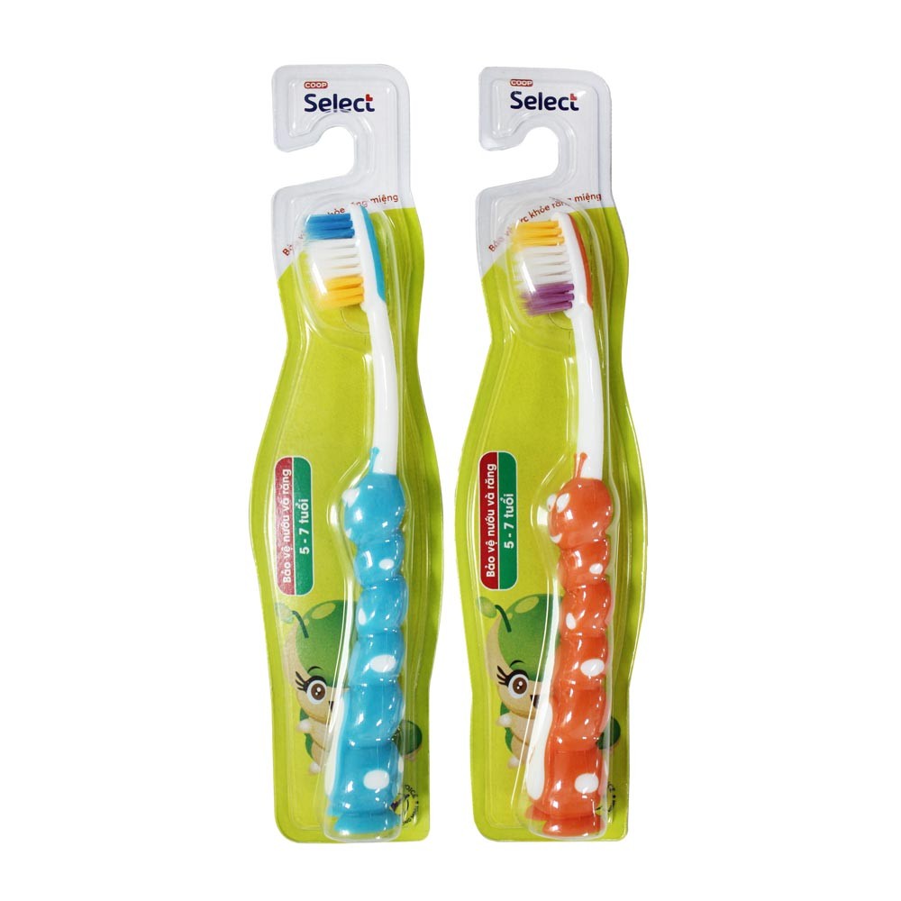 Bàn chải đánh răng trẻ em - chú sâu